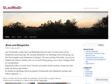 Tablet Screenshot of glaumbaer.wordpress.com