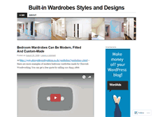 Tablet Screenshot of builtinwardrobes.wordpress.com