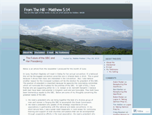 Tablet Screenshot of fromthehill.wordpress.com