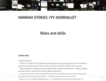 Tablet Screenshot of hannahstokesjournalist.wordpress.com