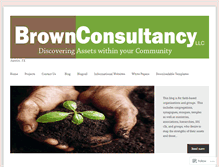 Tablet Screenshot of brownconsultancy.wordpress.com
