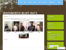 Tablet Screenshot of bluffrats.wordpress.com