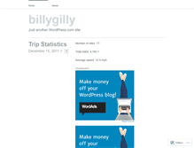 Tablet Screenshot of billygilly.wordpress.com