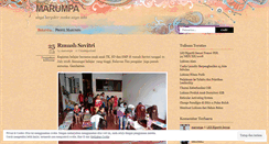 Desktop Screenshot of marumpa.wordpress.com