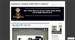 Desktop Screenshot of customtrailerhitchventura.wordpress.com