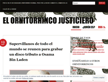 Tablet Screenshot of elornitorrincojusticiero.wordpress.com