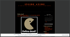 Desktop Screenshot of insideanime.wordpress.com