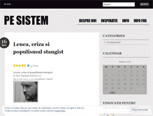 Tablet Screenshot of pesistem.wordpress.com