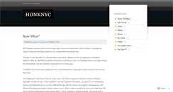 Desktop Screenshot of honknyc.wordpress.com