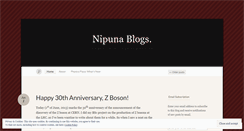 Desktop Screenshot of nipunablogs.wordpress.com