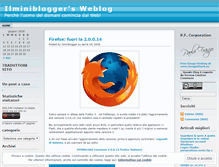 Tablet Screenshot of ilminiblogger.wordpress.com