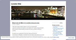 Desktop Screenshot of londonsite.wordpress.com