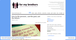 Desktop Screenshot of formybrothers.wordpress.com