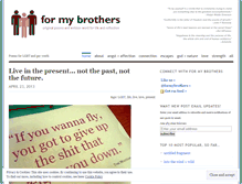 Tablet Screenshot of formybrothers.wordpress.com