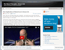 Tablet Screenshot of mybasicprinciples.wordpress.com