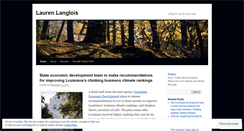 Desktop Screenshot of laurenlanglois.wordpress.com