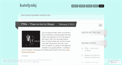 Desktop Screenshot of katelynkj.wordpress.com