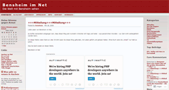 Desktop Screenshot of bensheimimnet.wordpress.com