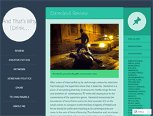 Tablet Screenshot of andthatswhyidrink.wordpress.com