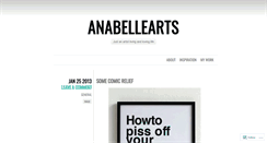 Desktop Screenshot of anabellearts.wordpress.com