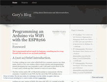 Tablet Screenshot of garyservin.wordpress.com