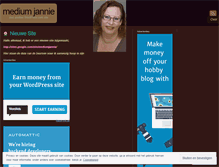Tablet Screenshot of mediumjannie.wordpress.com