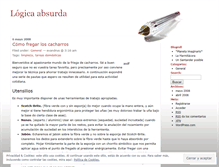 Tablet Screenshot of logicaabsurda.wordpress.com