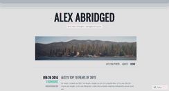 Desktop Screenshot of alexabridged.wordpress.com
