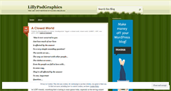 Desktop Screenshot of lillypadgraphics.wordpress.com
