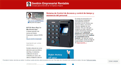 Desktop Screenshot of gestionmicroempresarial.wordpress.com