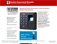 Tablet Screenshot of gestionmicroempresarial.wordpress.com