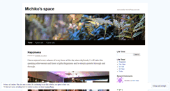 Desktop Screenshot of michikoj.wordpress.com