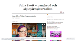 Desktop Screenshot of juliaskott.wordpress.com