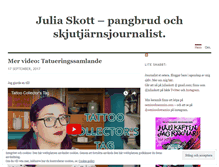 Tablet Screenshot of juliaskott.wordpress.com