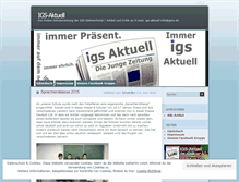 Tablet Screenshot of igsactive.wordpress.com