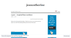 Desktop Screenshot of jeancatherine.wordpress.com