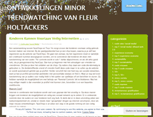 Tablet Screenshot of fleurholtackers.wordpress.com