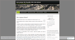 Desktop Screenshot of nonpossofarbucato.wordpress.com