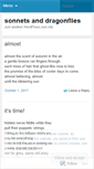 Mobile Screenshot of moondragonfly.wordpress.com