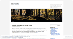 Desktop Screenshot of hakawatia.wordpress.com