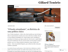 Tablet Screenshot of giliardtenorio.wordpress.com