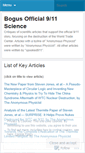 Mobile Screenshot of bogus911science.wordpress.com