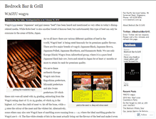 Tablet Screenshot of bedrockbargrill.wordpress.com