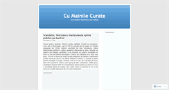 Desktop Screenshot of cumainilecurate.wordpress.com