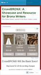 Mobile Screenshot of crossbronx.wordpress.com