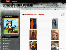 Tablet Screenshot of depasoporaca.wordpress.com