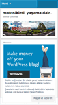 Mobile Screenshot of motosikletliyasam.wordpress.com