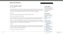 Desktop Screenshot of hoymeinteresa.wordpress.com