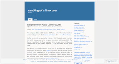 Desktop Screenshot of linuxuser32.wordpress.com