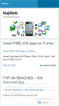 Mobile Screenshot of najmob.wordpress.com